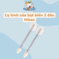 Set 2 cọ rửa bình sữa bọt biển 2 đầu HIBEE
