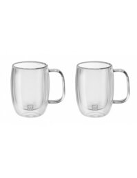 Set 2 cốc thủy tinh 2 lớp có quai cầm Zwilling 5oz Double Wall Espresso Cup – Pack of 2 – 134ml