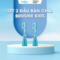 Sét 2 đầu bàn chải cho bé Brushie Kids thay thế hai màu xanh và hồng