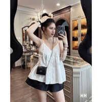 Sét 2 dây phối ren quần short