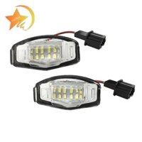 Set 2 Đèn Chiếu Biển Số Xe Ô Tô Honda Civic Honda Accord Đen