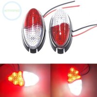 Set 2 Đèn led 12v 24v Ánh Sáng Trắng / Đỏ Đa Ứng Dụng