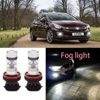 Set 2 Đèn led Sương Mù h11 6000k 12v Ánh Sáng Trắng Dành Cho vauxhall grandland x (a18) 2018-2023