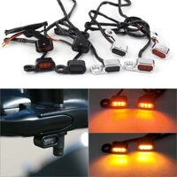 Set 2 Đèn LED Xi Nhan Mini Gắn Tay Lái Xe Mô Tô Harley 2004-2021 Sportster 883 1200 XL883 XL1200