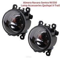 Set 2 Đèn Sương Mù Cho Xe Hơi Nissan Navara Sentra NV350 Qashqai X-Trail