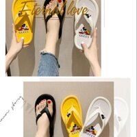 Set 2 đôi dép chuột mickey Gu.c.ci
