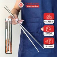 Set 2 đôi đũa xào chân không RAION Nhật Bản 36cm inox 304 GHA228