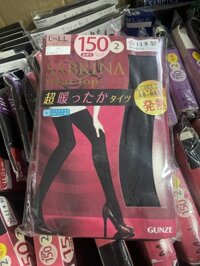 Set 2 đôi quần tất Nhật Bản SABRINA Heat Top 150D sinh nhiệt mùa đông  - size M-L