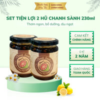 Set 2 hũ chanh sành 230ml thơm ngon, bổ dưỡng - Shop Mẹ Mít Tít