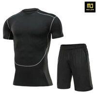 Set 2 In 1 Quần Áo Gym Nam Pro Combat Ôm Body *