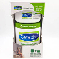 Set 2 kem dưỡng ẩm Cetaphil Moisturizing Cream 566g và 250g