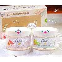 Set 2 Kem Tẩy Da Chết Dove - Combo Tẩy Tế Bào Chết Toàn Thân Trắng Mịn Hương Lựu và Kiwi - Dove Exfoliating Body Polish