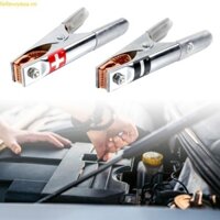 Set 2 Kẹp Cá Sấu Mạ Đồng Kích Thước Lớn 17cm Kẹp Bình Ắc Quy Cho Xe Hơi