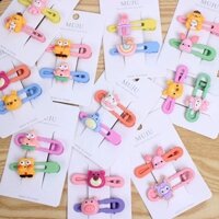 Set 2 kẹp mỏ vịt sắt charm 1521