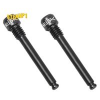 Set 2 Kẹp Phanh Đĩa Bằng Titan Siêu Nhẹ Cho shimano xt Đen