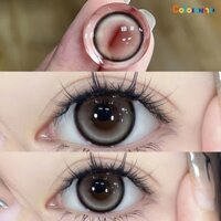 [Set 2 Kính Cận Thị Màu Xám Dạ Quang Kích Thước 14.5mm] Cho Học Sinh