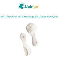Set 2 lược chải tóc & Massage đầu Dotori Hàn Quốc cho bé sơ sinh