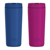 Set 2 ly giữ nhiệt Thermos Stainless Steel Travel Tumbler - Blue/Pink, 2 x 530ml