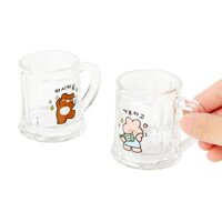 Set 2 Ly Uống Rượu Soju ARTBOX Hàn Quốc Ly Rượu Mini Có Tay Cầm In Gấu Thỏ