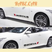 Set (2 miếng) TEM DECAL HONDA - Tem Decal Logo Dán Trang Trí Xe Ô Tô Cực Thu Hút [Hàng Loại 1]