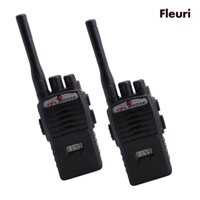 Set 2 mô hình đồ chơi bộ đàm Walkie Talkie màu đen cho trẻ em vui chơi