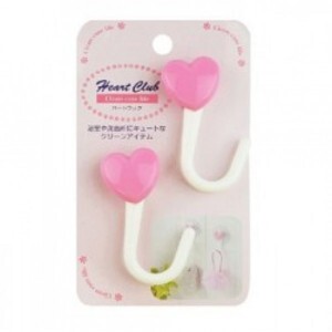 Set 2 móc hút chân không hình trái tim