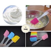 Set 2 món cọ quét dầu và cây phết kem làm bánh LOẠI XỊN - Combo chổi phết dầu silicon và phới trộn bột, phết bơ, vét kem - 1 CÂY PHẾT KEM