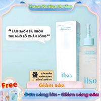 SET 2 MÓN _ Tinh chất ủ mụn đầu đen ilso softener + Bông Cotton tiết kiệm ilso 1/3 saving cotton pad