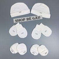 Set 2 mũ, 2 đôi bao tay, 2 đôi bao chân petit Nous