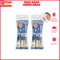 Set 2 nhíp nhổ lông mày cao cấp Medical Green Bell Nhật Bản