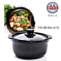set 2 Nồi đất 3 lít (Đen)