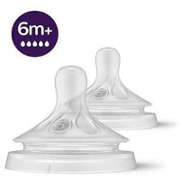 Set 2 núm ti Philips Avent Natural Response số 5 cho bé từ 6m+ (New Version)