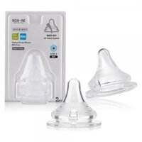 Set 2 núm ty silicone Aga-ae siêu mềm size L (6M+)