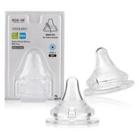 Set 2 núm ty silicone Aga-ae siêu mềm size L (6M+)