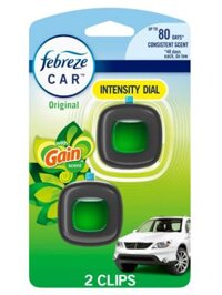 Set 2 nước hoa thơm xe Febreze Car Air Freshener Vent Clips Gain Original Scent 0.07Oz 2.2ml