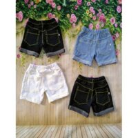 Set 2 quần đùi giả jean cho bé tầm 7-27kg
