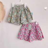 SET 2 QUẦN HOA NHÍ GIẢ VÁY CHO BÉ GÁI