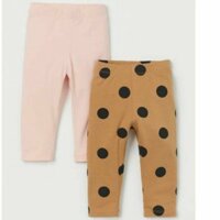 Sét 2 quần legging H&M chuẩn auth us săn sale cho bé