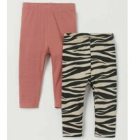 Sét 2 quần legging H&M chuẩn auth Uk săn sale cho bé