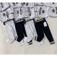 Set 2 quần nỉ legging lông giữ nhiệt cho bé trai bé gái, quần nỉ giữ nhiệt