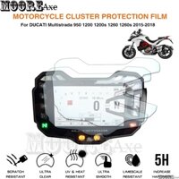 Set 2 Set 2 Món Đồ Thời Trang Trẻ Trung Mooreaxe Miếng Dán Bảo Vệ Màn Hình Hiển Thị Tốc Độ Cho ducati multistrada 950 1200 1200s 1260 1260s 2015-2018