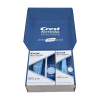 Set 2 Tuýp GEL Tẩy Trắng Răng Crest Whitening Emulsions Leave-on Teeth Whitening 25g + 10g