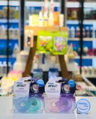Set 2 ty ngậm Silicone Soothie Philips Avent (3 tháng)