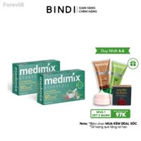 Set 2 Xà phòng Medimix 18 Loại Thảo Dược Ayurveda Tác Động Nhanh 125g/bánh