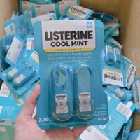 [Set 2] Xịt thơm miệng Listerine Cool Mint Pocketmist USA