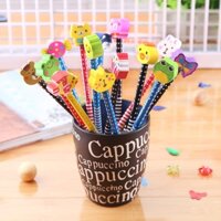 Set 20 bút bi cute mực nước nhiều màu kèm túi Zip Shop Bố Sam