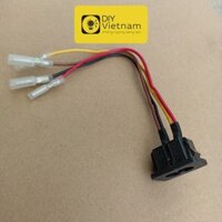 [Set 20 cái] Jack nối nguồn cái 2.5A 250VAC 16x28mm 2 chân sẵn dây nối