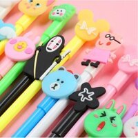 Set 20 Chiếc Bút Bi Mực Nước Siêu Xinh, Nhiều Hình Cute Kèm Túi Zip