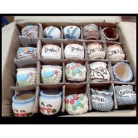 Set 20 chiếc chậu sứ mini trồng cây size 7cm