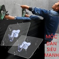 SET 20 MIẾNG DÁN MÓC TREO - Móc treo dán tường trong suốt chịu lực